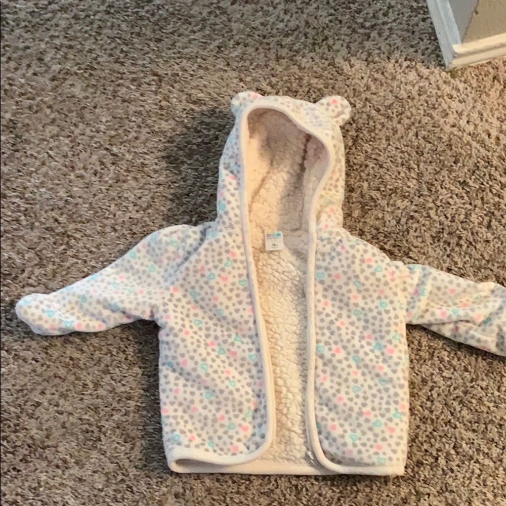 Hearts sweater with hoodie